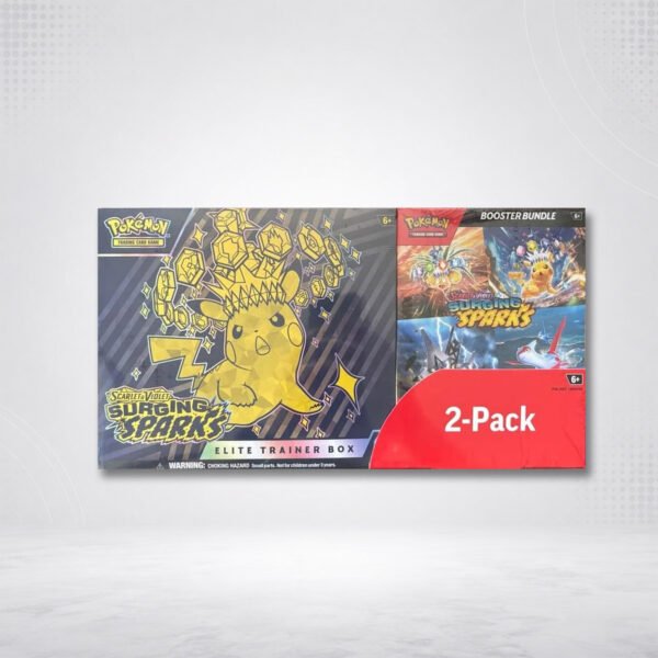 Pokémon Surging Sparks ETB + Booster Bundle Costco – English